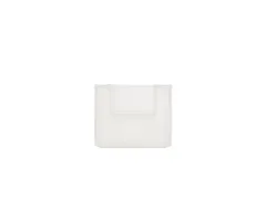 Scheidingswand,v. stellingbak,HxB 83x93mm,PP,transparant