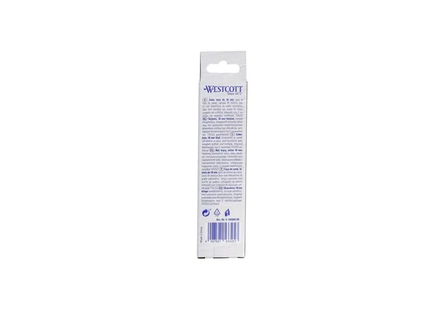 Cutter Westcott Premium 18mm curseur sur glissière rouge