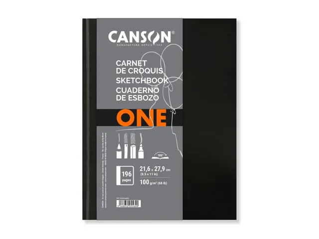 Tekenboek Canson Art Dummy 216x279mm 100gr 98vel