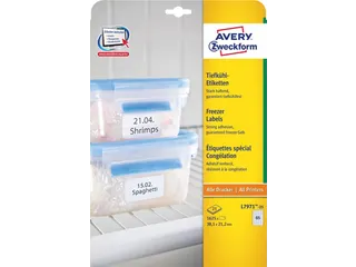 Avery diepvriesetiketten 38.1x21.2mm - 1