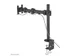 Monitorarm FPMA-D960 1 Scherm 10-30 Inch met Klem Zwart