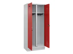 locker voor scheiding van kleding,HxBxD 1950x800x500mm,2vak