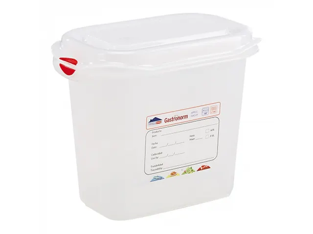 Denox Gastronorm Voedseldoos 1.5 liter 1/9 GN 150mm 176x108mm