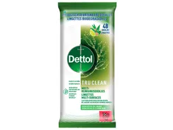 Dettol Reinigingsdoekjes TruClean Eucalyptus & Lime pak van 48 doekjes