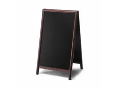 Krijtstoepbord 68x120cm Donkerbruin