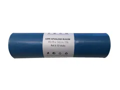 Afvalzak Kliko 240 Liter Blauw LDPE T70 10x10 Rol