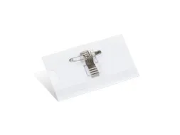 Naambadge Kangaro 40x75mm doos a 24 stuks met clip, speld en insteekka