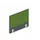 baliepaneel bureau aanbouw links MS-donkergrijs BN7048-groen 600mm
