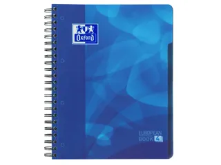 Projectboek Oxford Scribzee A4+ 4r Lijn 120vel Blauw - 10