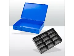 assortimentskoffer,HxBxD 50x335x240mm,12vakken
