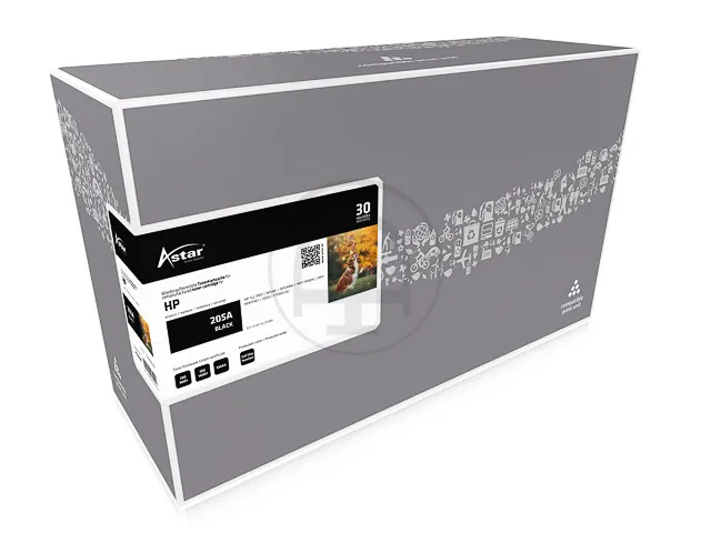 As20088 Astar Hp 205A Clj Pro Cartridge Zwart Rebuilt 1100 Pagina's
