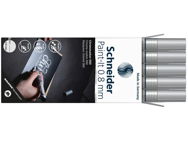 Chrome marker Schneider Paint-It 060 metallic 0.8mm