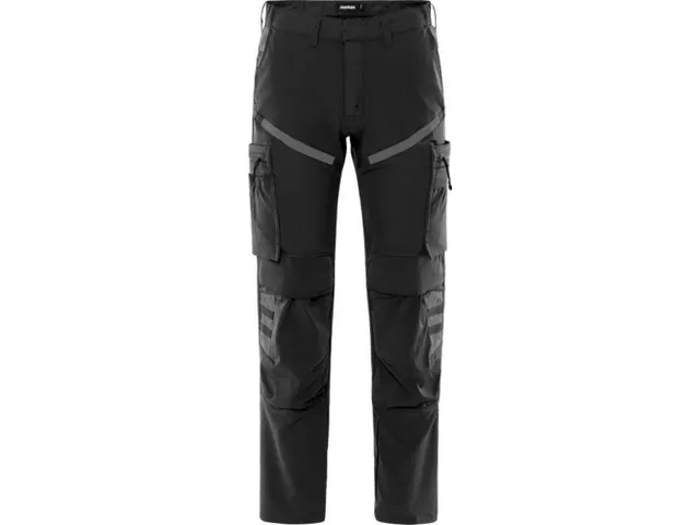 Fristads 2653 broek, zwart/grijs, maat C52, per stuk