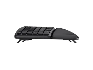 Trust Keyra Draadloos Ergonomisch Toetsenbord Zwart QWERTY US - 2