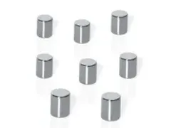 OUTLET magneten Be!board 8 stuks rond 8mm Zilver