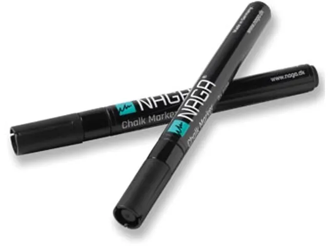 Glasbordmarker 2 Mm, Etui Met 2 Stuks, Zwart