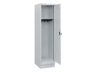schoollocker,HxBxD 1630x400x500mm,1vak,vak B 400mm,draaigrendel,sokkel - 1