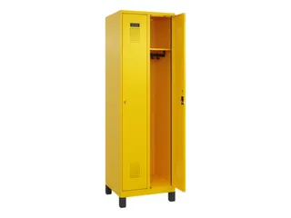 locker,HxBxD 1950x600x500mm,2vak,vak B 300mm,cil.-slot,voeten - 2