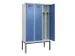 armoire vestiaire noir et blanc,HxlxP 2120x1200x500mm,3compart.