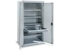 armoire modulaire HxlxP 1950x1100x641mm laquage RAL6011