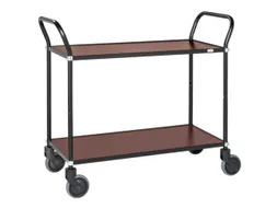 tafelwagen,draagverm. 250kg,2xhouten plaat,laadvl. LxB 950x430mm