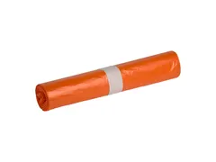 Afvalzak Propsac HDPE T25 70x110cm 120 Liter oranje