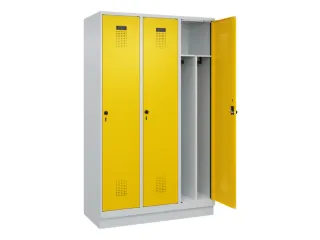 locker voor scheiding van kleding,HxBxD 1950x1200x500mm,3vak - 1