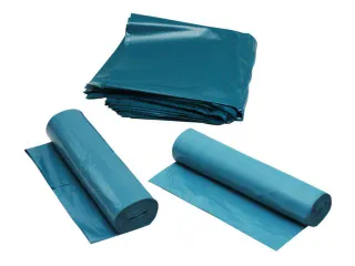 Kunststof Vuilniszakken 70 Liter Dikte 60 micron Blauw - 2