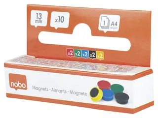 Magneet Nobo 13mm assorti 10 stuks - 3
