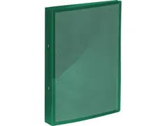 Presentatieringband Kangaro venster 25mm 2-rings, A4 formaat. Vervaard