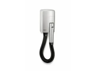 Wandhaardroger Rvs Look Met Slang, Hotello Silver - 1