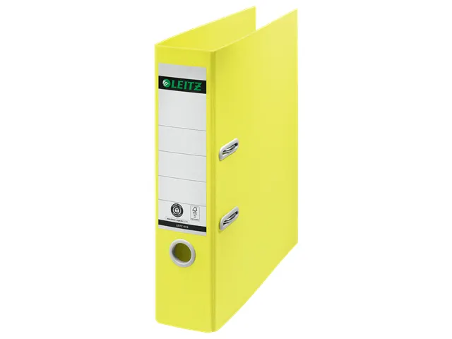 Leitz 180° Recycle Ordner A4 80mm Karton Geel