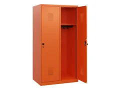 schoollocker,HxBxD 1530x800x500mm,2vak,vak B 400mm,draaigrendel