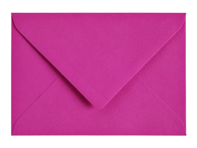 Envelop Papicolor C6 114x162mm Felroze Gegomd