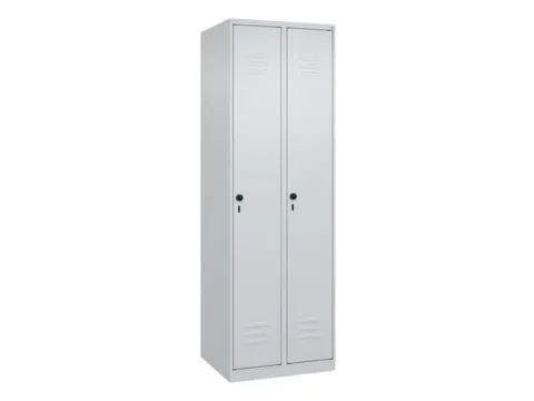 locker,HxBxD 1850x600x500mm,2vak,vak B 300mm,draaigrendel