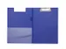 Klembordmap MAUL A4 staand PVC met penlus en insteek blauw