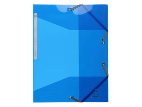Iderama Elastomap A4 3 Kleppen Polypropyleen Assorti Kleuren