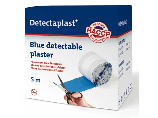 Detectaplast 8055 Pleister waterafstotend blauw 6cmx5m