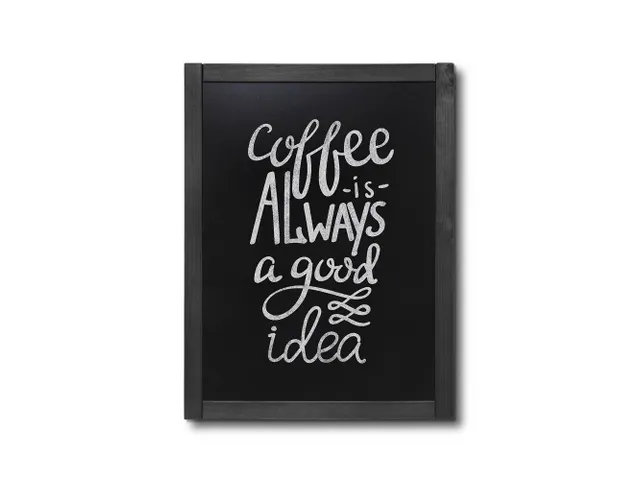 Natura Krijtbord Classic Wand Zwart 60x80cm