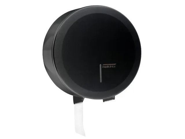 Toiletpapierdispenser Metaal Zwart voor Midi Jumbo Rol Toiletpapier