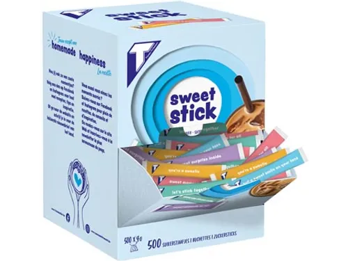 Suikersticks Kristalsuiker 4 Gram Doos 500 Stuks