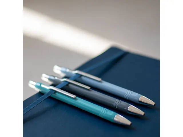 Balpen Schneider Epsilon aqua, blauwschrijvend