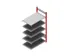 rayonnage pour classeurs,rayonnage suivant,HxlxP 1750x1010x635mm