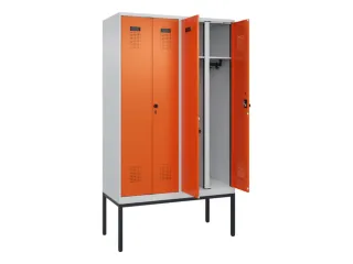 locker voor scheiding van kleding,HxBxD 2120x1200x500mm,4vak - 1