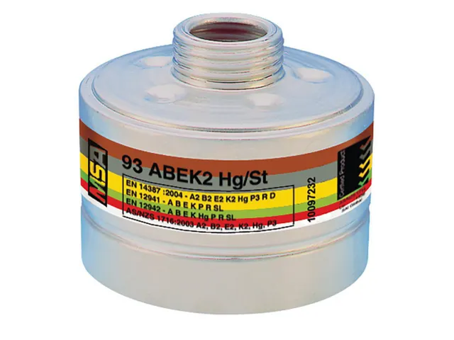 MSA type 93 combinatiefilter met universele schroefdraad, 10 filters