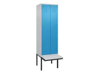 locker voor scheiding van kleding,HxBxD 2120x600x815mm,2vak - 1