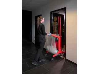 Vikan Hygiene vuilniszakhouder voor HyGo Mobile Cleaning Station grijs - 5