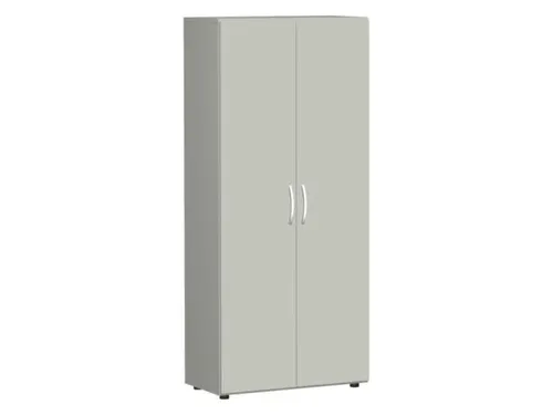 Draaideurkast Hxbxd 1810x800x420mm 4 Legborden/5 Oh Lichtgrijs