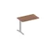 aanbouwtafel,i.h.v.,v. C-voet,HxBxD 730x1000x600mm,blad canaletto-hout
