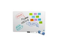 Frameloos Whiteboard emailstaal wit 90x120cm